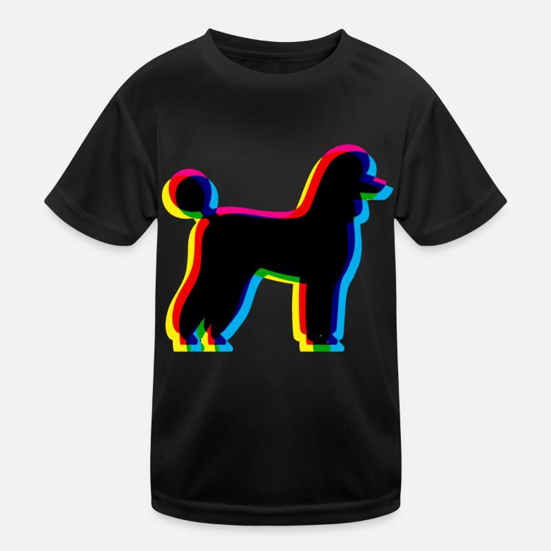 Caniche CMJN T-shirt sport Enfant