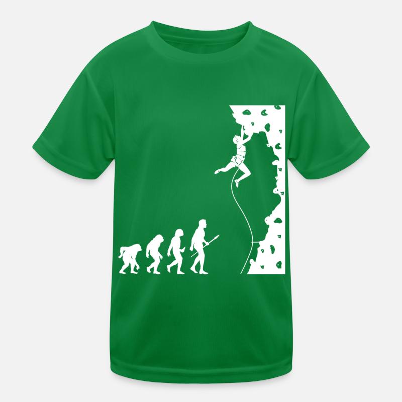 Kletterer Evolution Bouldering Grimpeur T-shirt sport Enfant