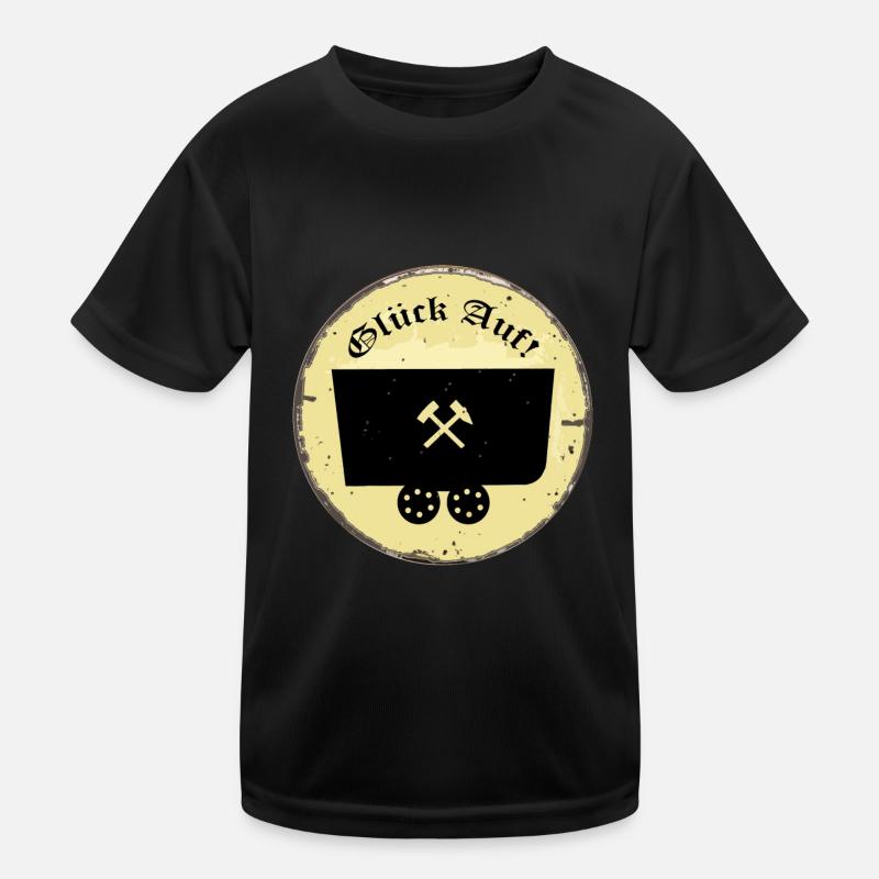 Glück Auf! Kinder Funktions-T-Shirt