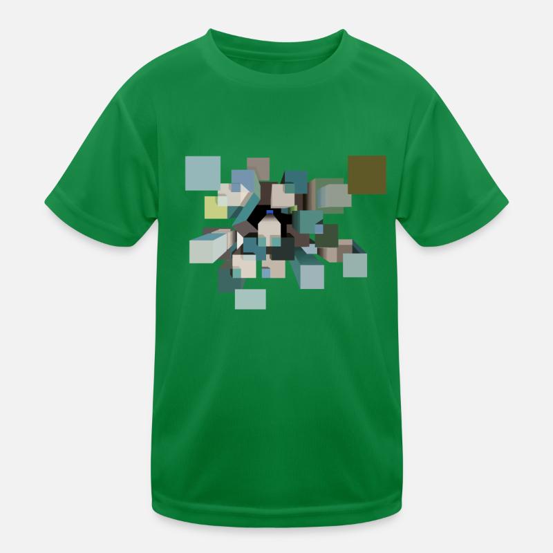 Cubes psychédéliques T-shirt sport Enfant