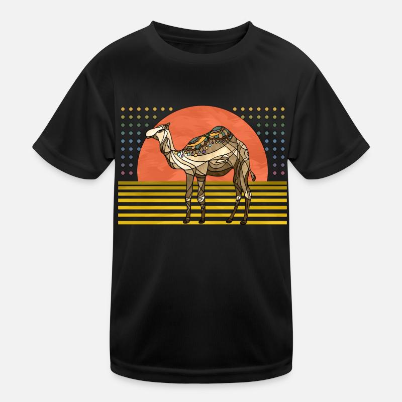 Kamel Kinder Funktions-T-Shirt