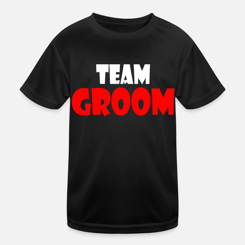 Team groom T-shirt sport Enfant