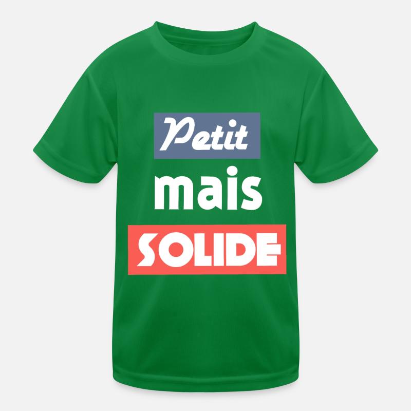 Petit mais Solide Citation taille T-shirt sport Enfant