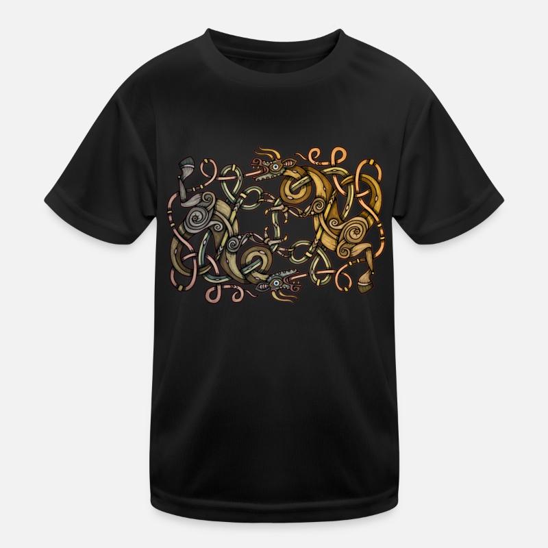 Viking Dragons Kids Functional T-Shirt