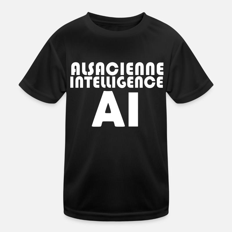 Alsatian Intelligence Kids Functional T-Shirt