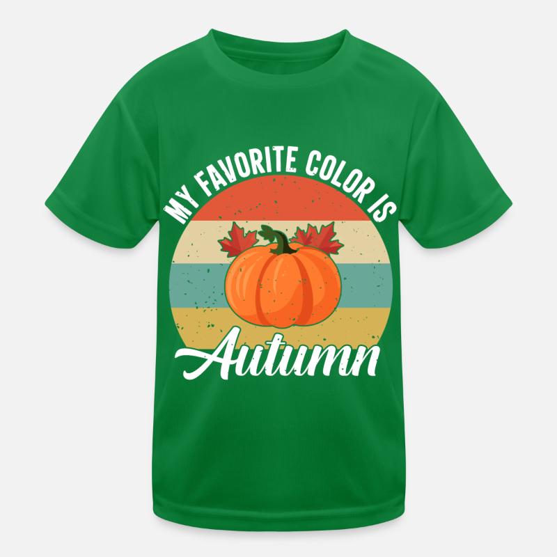 Herbst Kinder Funktions-T-Shirt