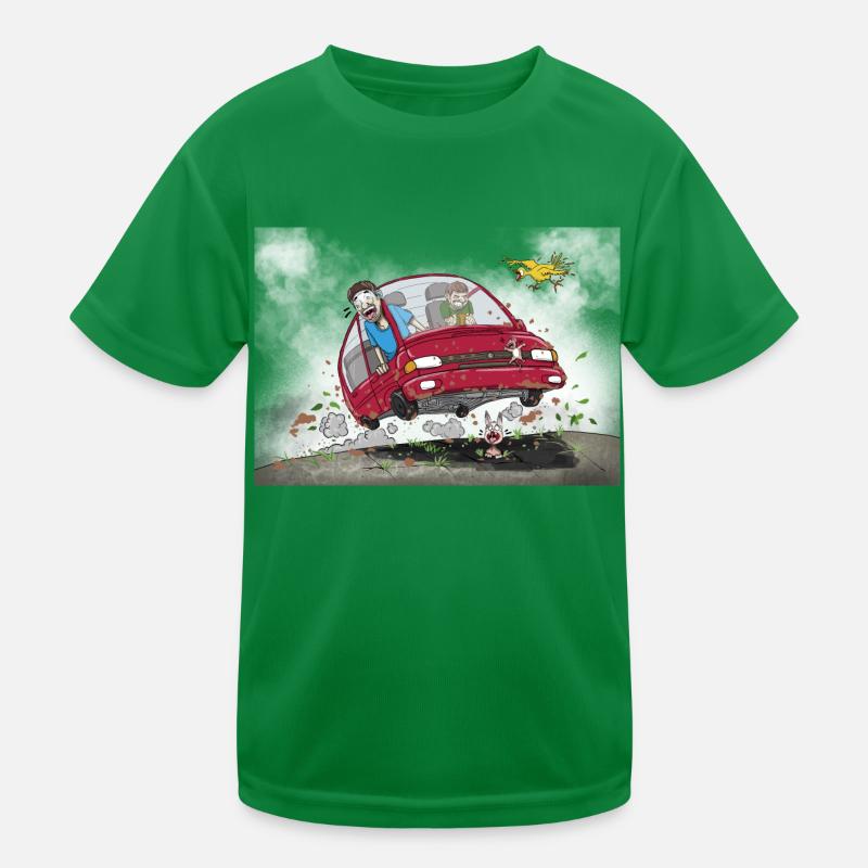Des défenseurs de l’environnement en route vers le biotope T-shirt sport Enfant