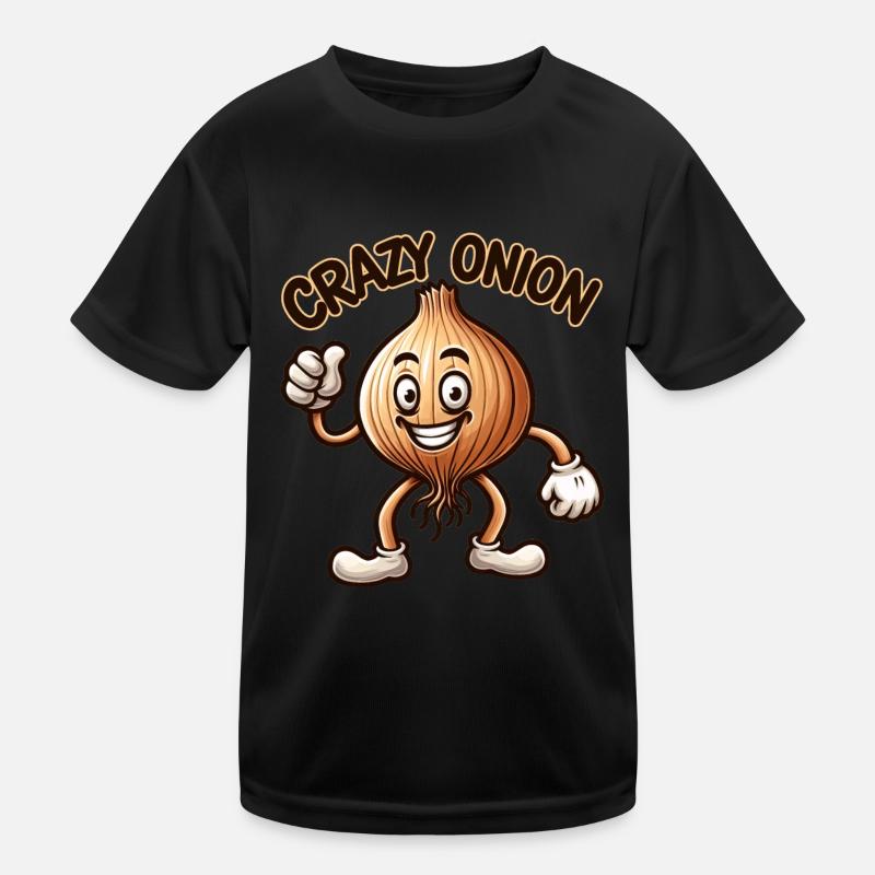 Légumes fous : oignon avec barbiche et pouce levé T-shirt sport Enfant