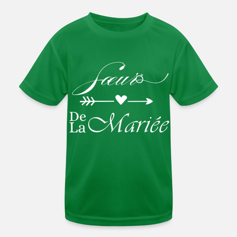 Schwester der Braut Kinder Funktions-T-Shirt