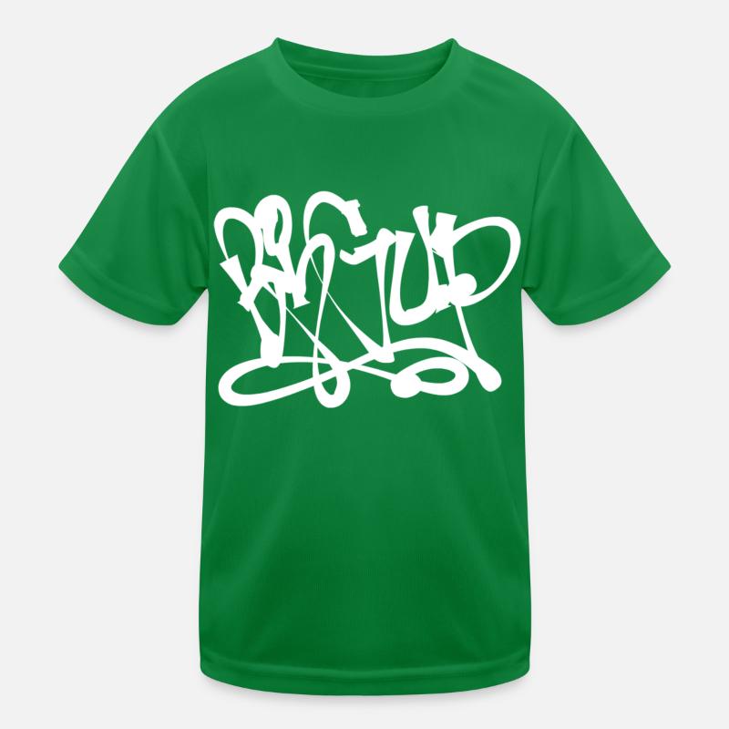 BIGUP Graffiti Kinder Funktions-T-Shirt