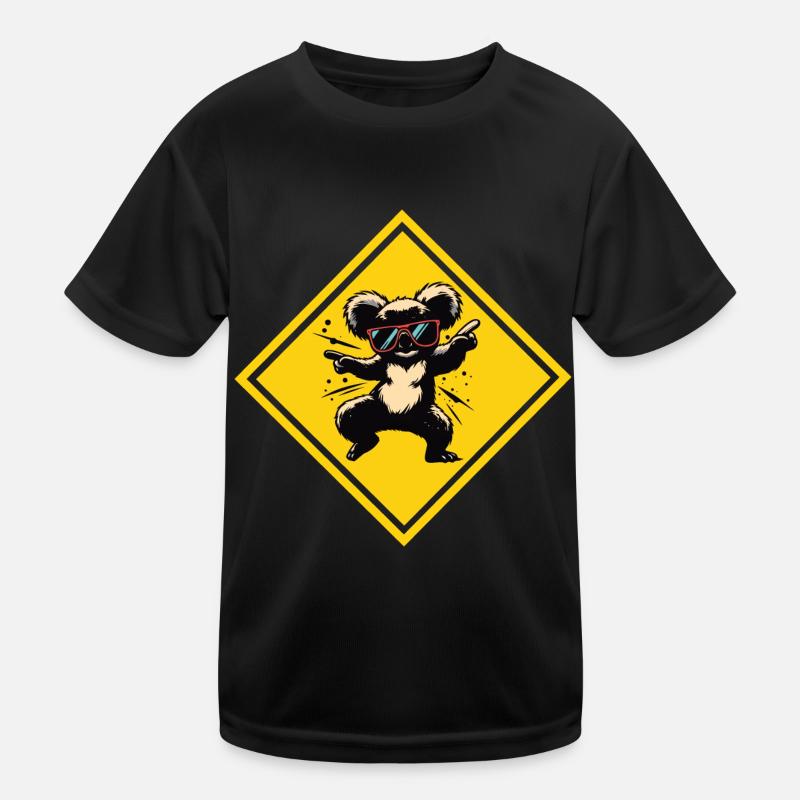 Koala dansant - lunettes de soleil sur panneau de signalisation T-shirt sport Enfant