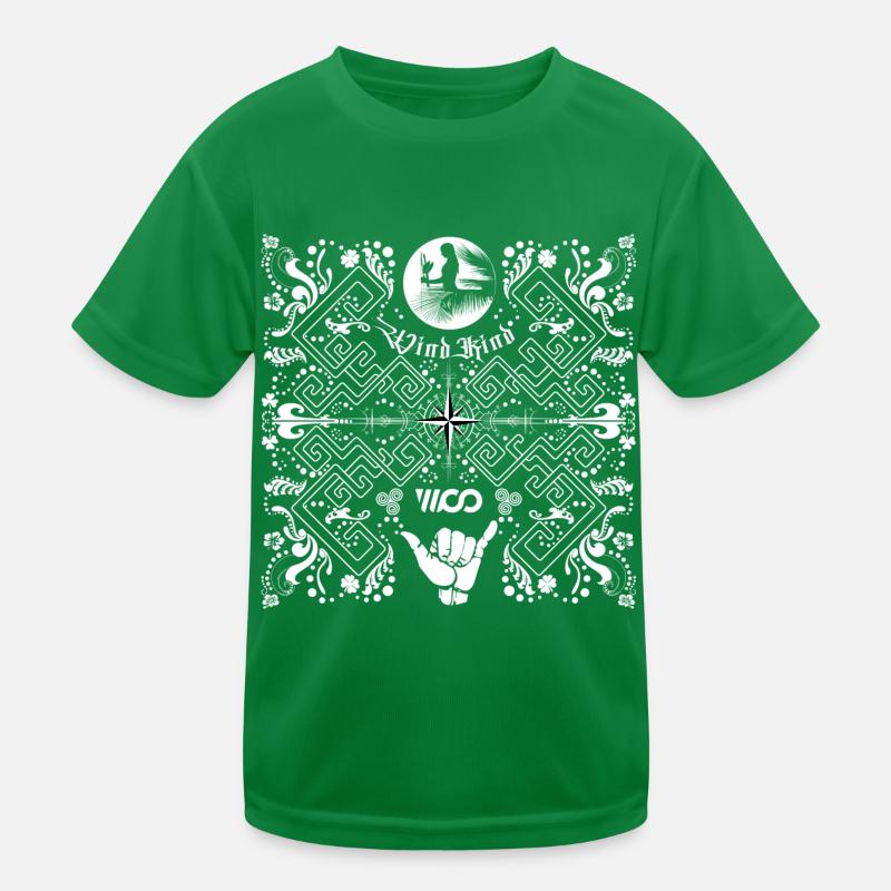 Enfant du vent de surf T-shirt sport Enfant