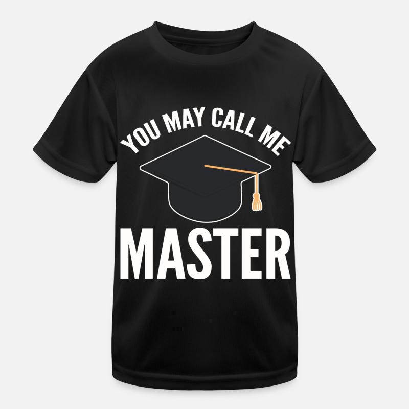 Master Studium Abschlussfeier Kinder Funktions-T-Shirt