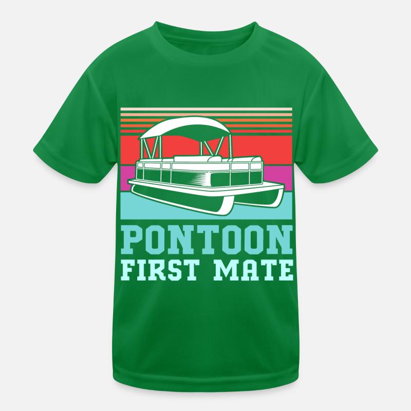 Pontonboot Boot Boote Kinder Funktions-T-Shirt