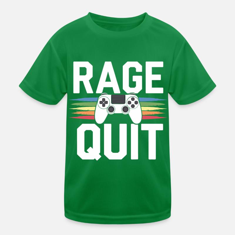 Rage quit T-shirt sport Enfant