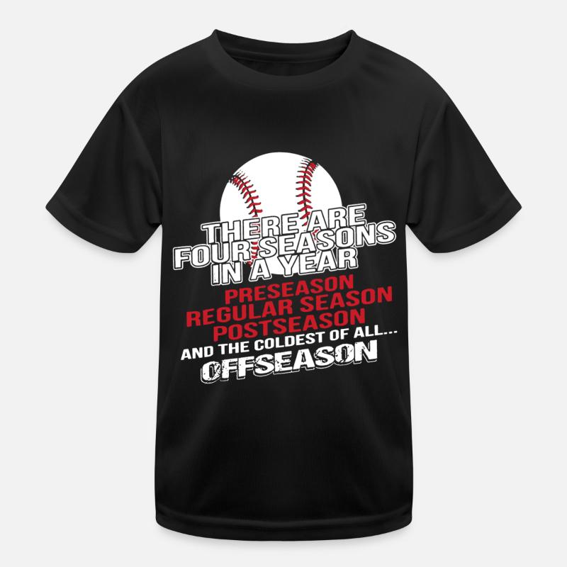 Baseball Four Seasons Kids Functional T-Shirt