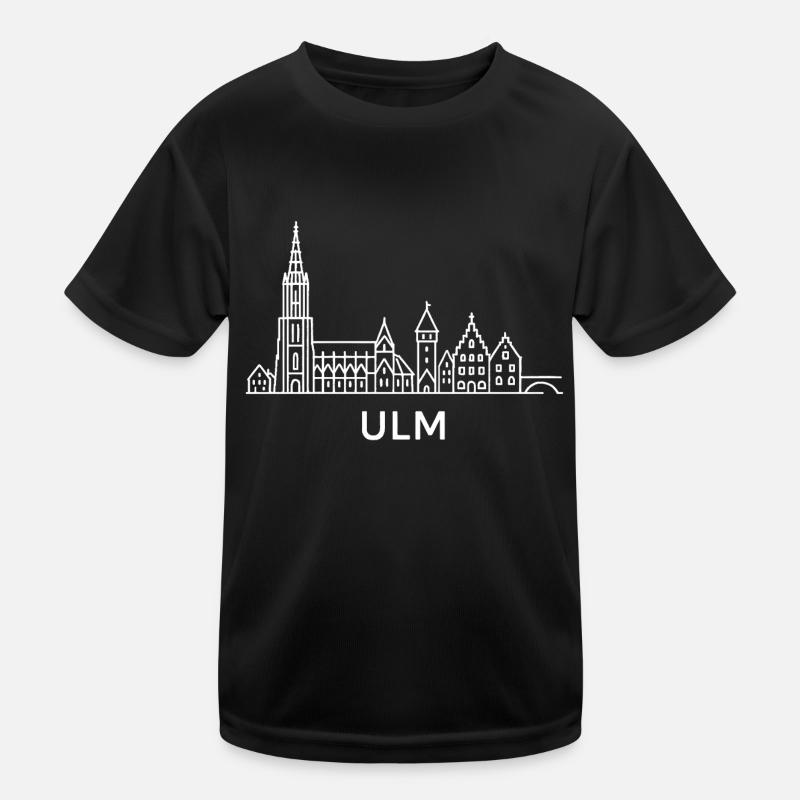 Ulm in White Kinder Funktions-T-Shirt
