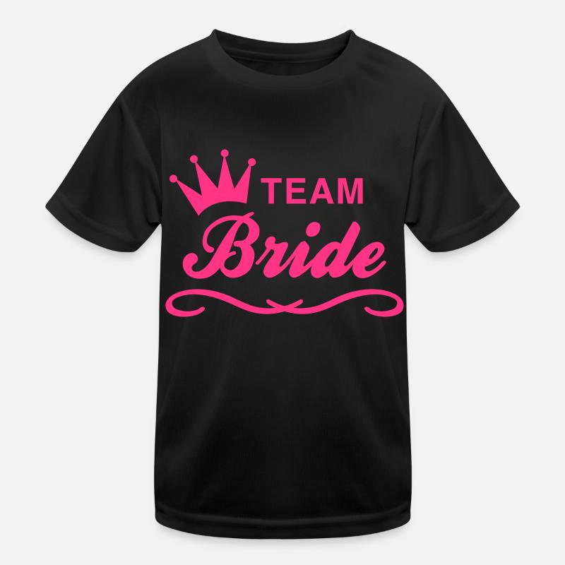 Team Bride Kinder Funktions-T-Shirt