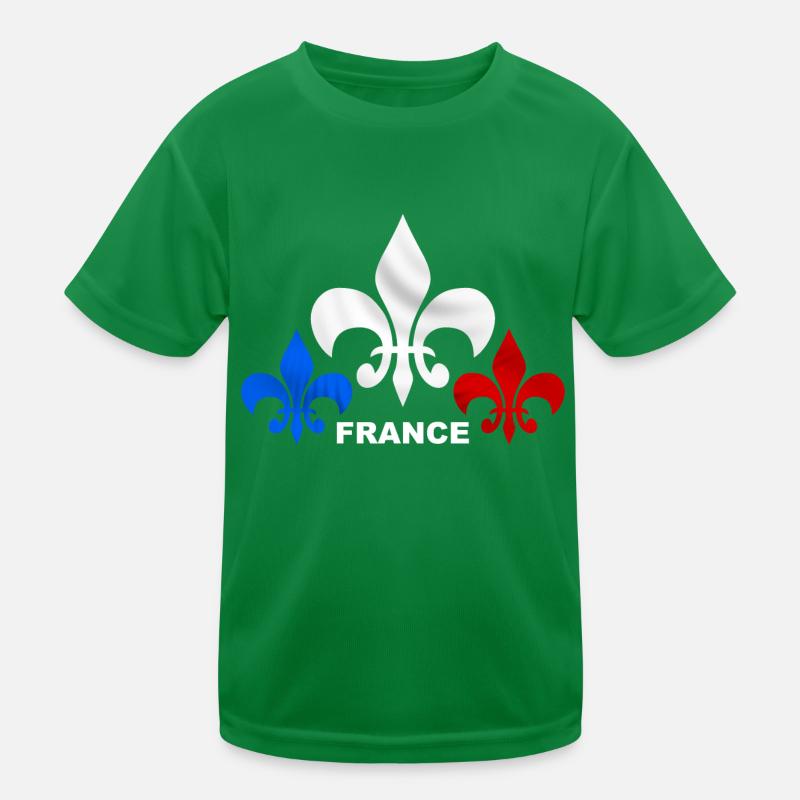 fleurs_de_lys_3 Kids Functional T-Shirt