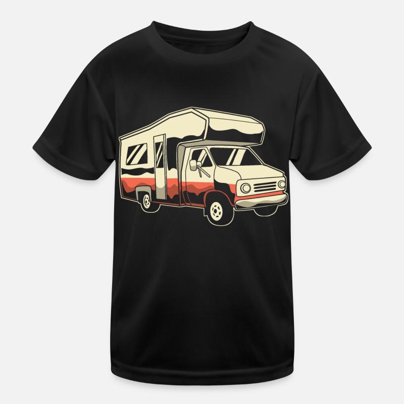 Wohnwagen Wohnmobil Caravan Camper Kinder Funktions-T-Shirt