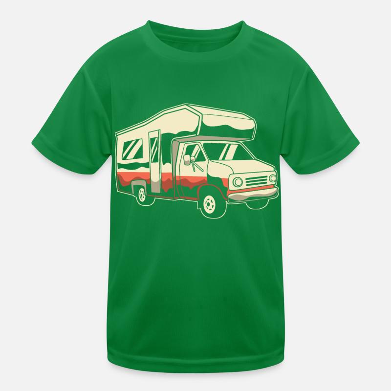 Wohnwagen Wohnmobil Caravan Camper Kinder Funktions-T-Shirt