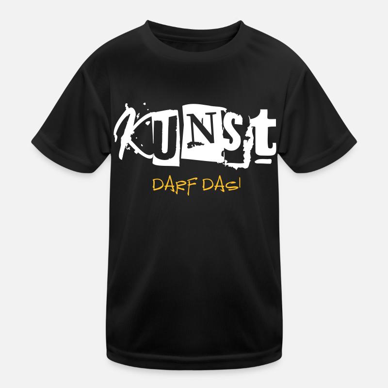 Kunst darf das! Kinder Funktions-T-Shirt