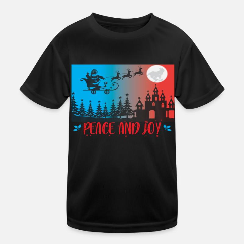 Peace and Joy Kinder Funktions-T-Shirt