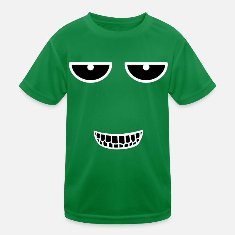 Gesicht Kinder Funktions-T-Shirt