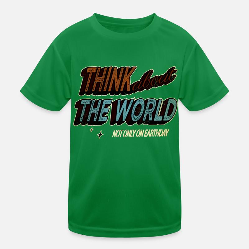 écologiste être éco alternativement vert T-shirt sport Enfant