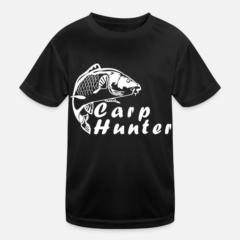 CARPHUNTER - KARPFEN ANGLER CARPE KARPFENANGLER T-shirt sport Enfant
