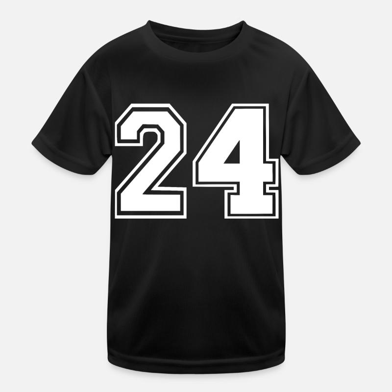 24 - Kids Functional T-Shirt - black