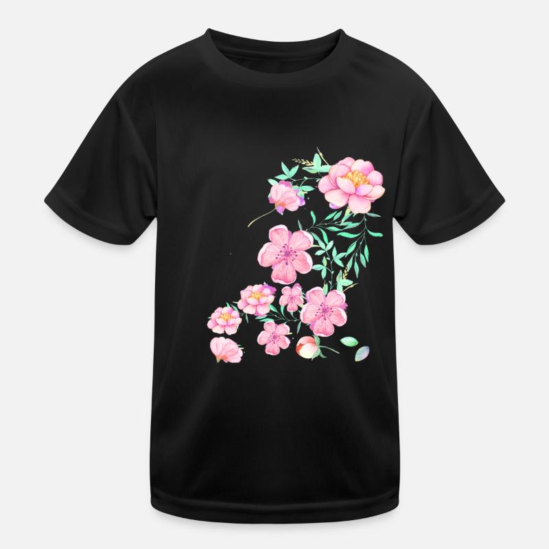 cherry blossom,flowers,blossom,floral,flower Kids Functional T-Shirt