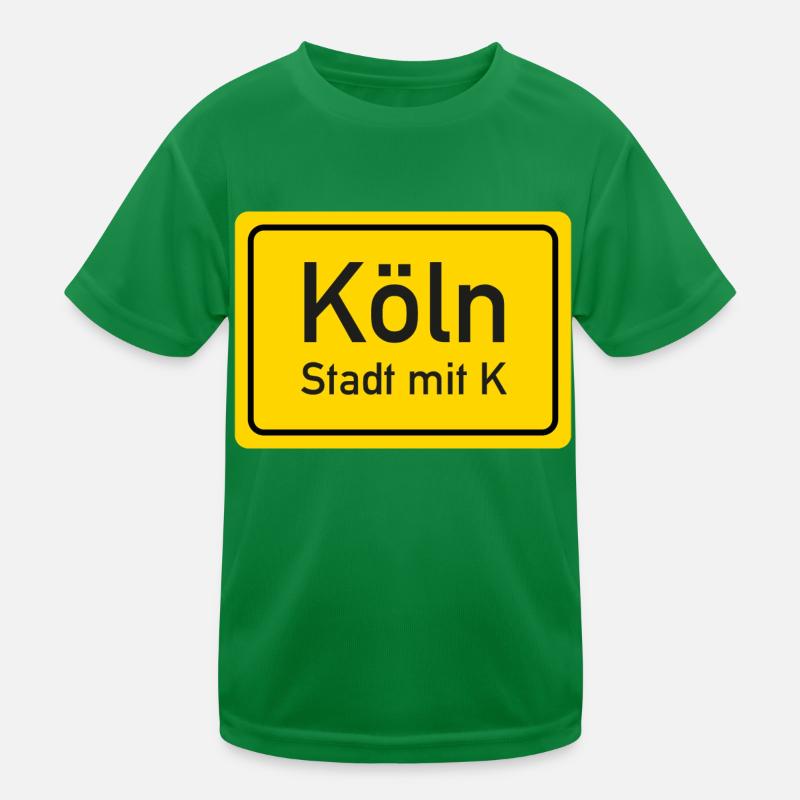 Panneau de nom de lieu Cologne Allemagne T-shirt sport Enfant