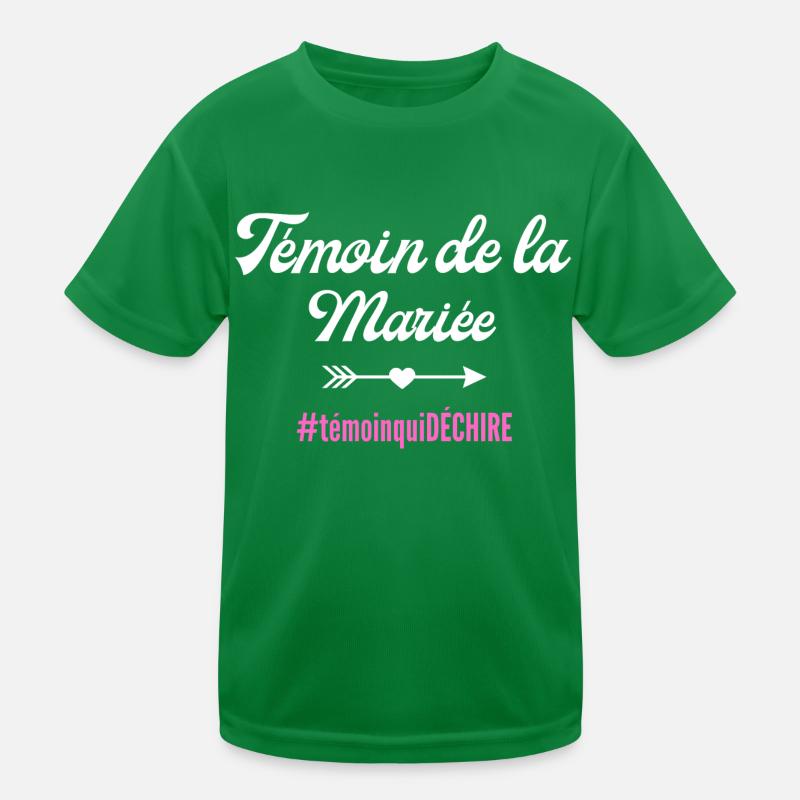 Témoin de la mariée-tshirt assorti T-shirt sport Enfant