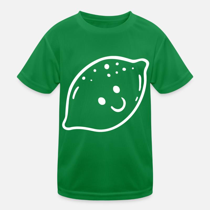 funny lemon smiley Kids Functional T-Shirt