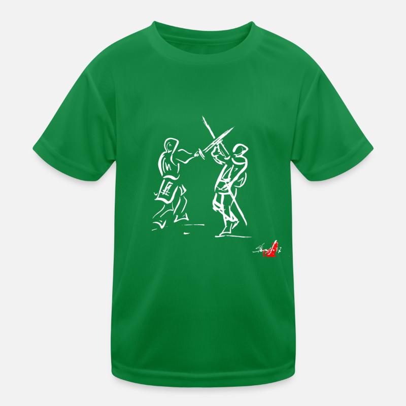 Blanc SWORD MÉDIÉVAL T-shirt sport Enfant
