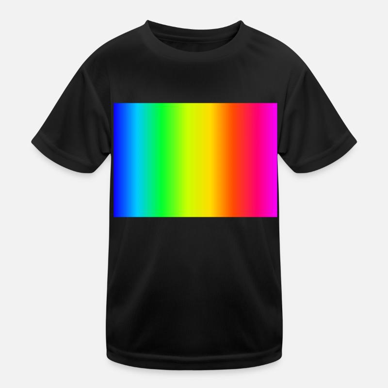 Gradient pattern in different colors Kids Functional T-Shirt