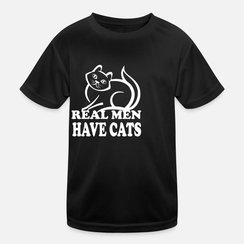 Katze Cat Kinder Funktions-T-Shirt