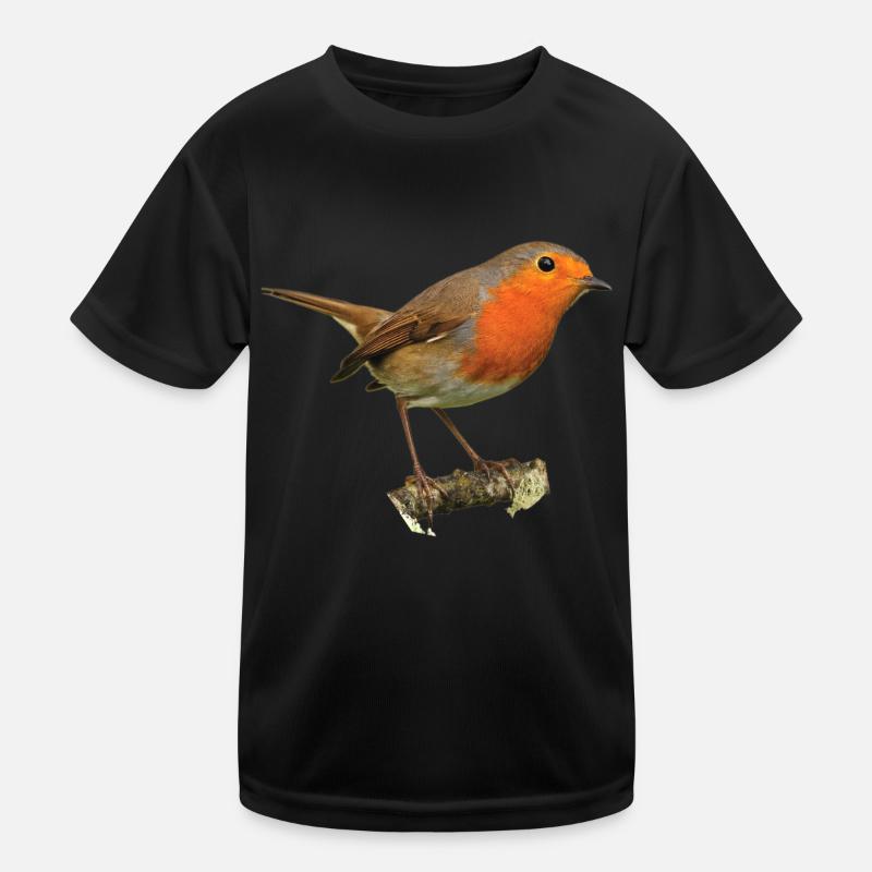 Rotkehlchen1 Robin Kinder Funktions-T-Shirt