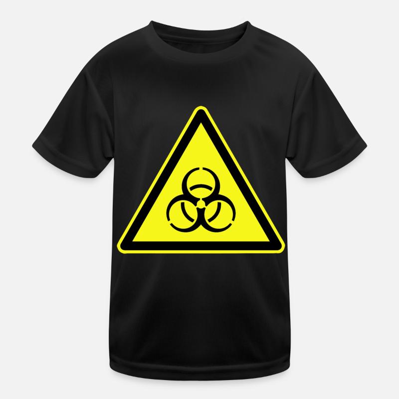 Biohazard Warning, Biohazard Warning Kids Functional T-Shirt