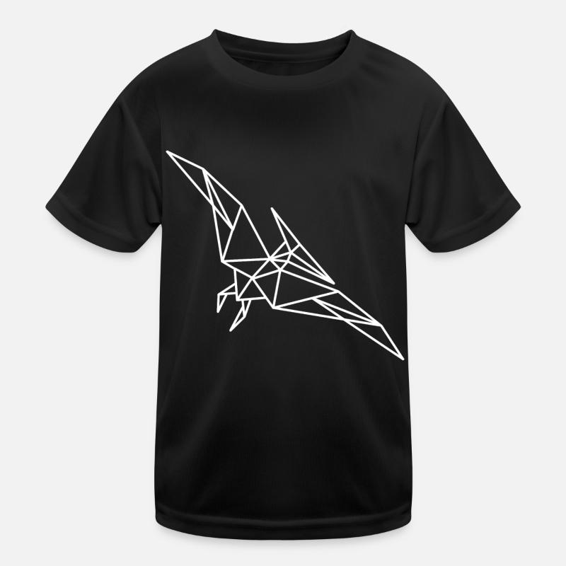 Pterosaur Dino Geometry Kids Functional T-Shirt
