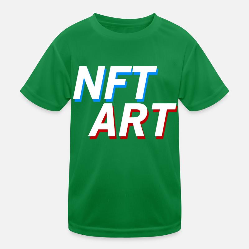 NFT ART - NFT Kunst Kids Functional T-Shirt
