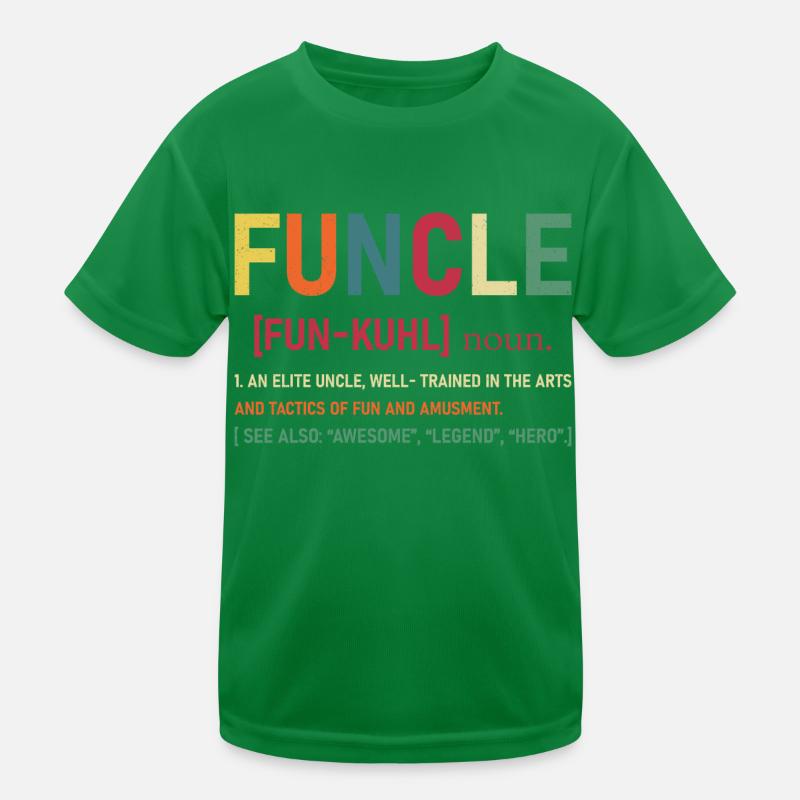Funcle - Définition - Fun Oncle T-shirt sport Enfant
