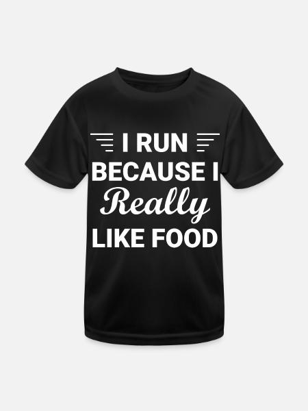 Triathlon Swim Bike Run Marathon - Kinder Funktions-T-Shirt - Schwarz - Vorne