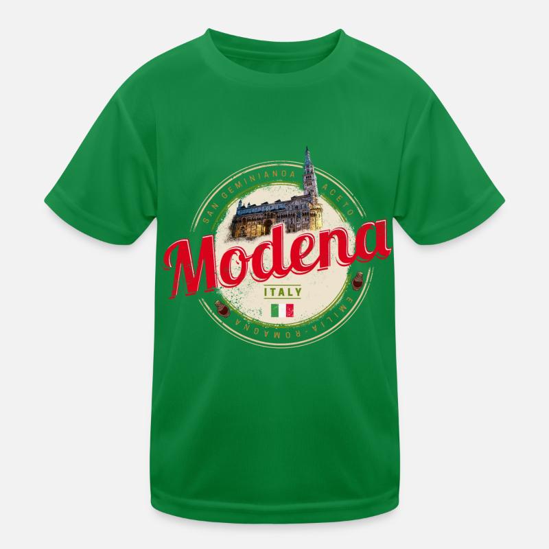 Modena Emilia-Romagna Balsamic Design Italy Kids Functional T-Shirt