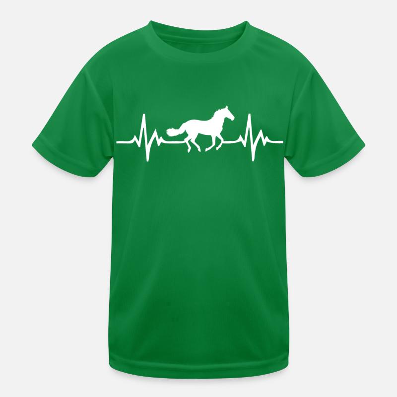horses heartbeat Kids Functional T-Shirt