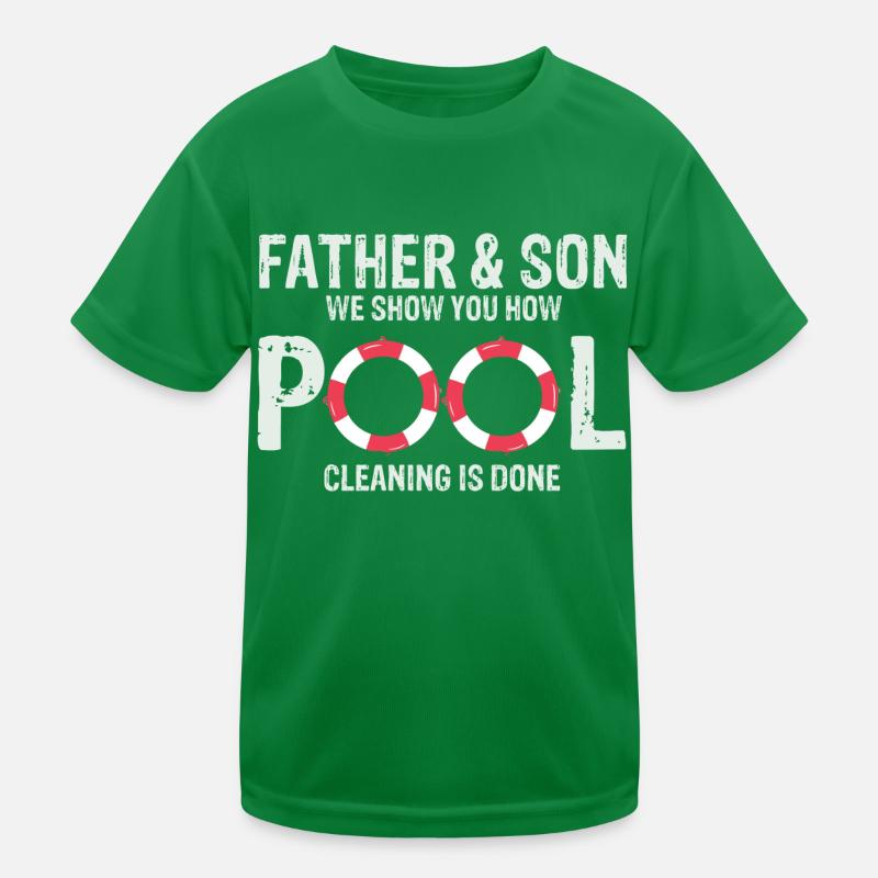 Conceptions de sauveteurs pour les techniciens de piscine T-shirt sport Enfant
