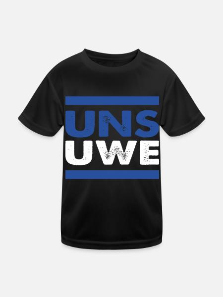 Uns Uwe Hamburg Erinnerung - T-shirt sport Enfant - noir - Devant