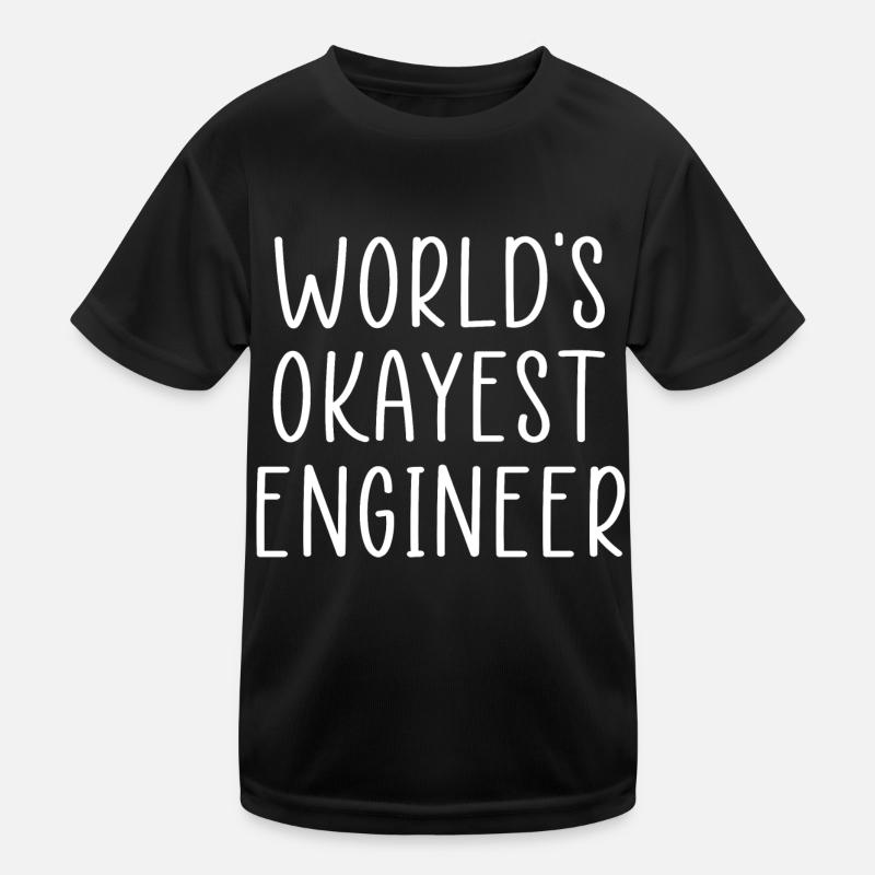 Ingenieur Zitat Kinder Funktions-T-Shirt