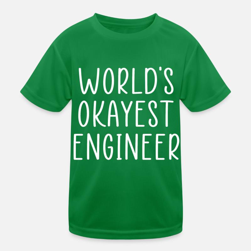 Ingenieur Zitat Kinder Funktions-T-Shirt